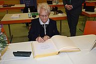 Eintrag ins Goldene Buch der Stadt Eltville a. Rhein